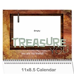 Chris & Steve Senior Pics Calendar - Wall Calendar 11  x 8.5  (12-Months)
