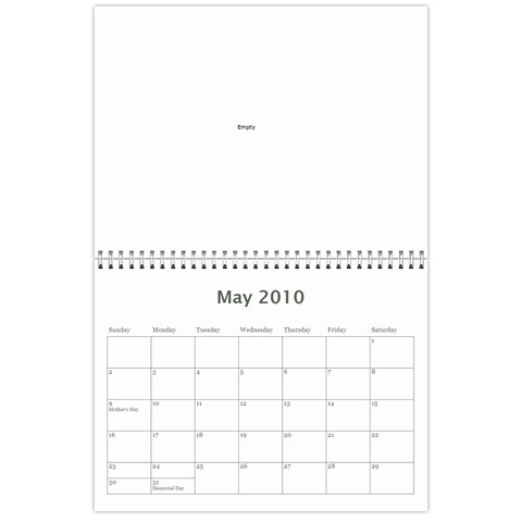 Calendar By Brooke May 2010