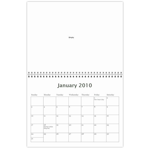 Calendar By Brooke Jan 2010