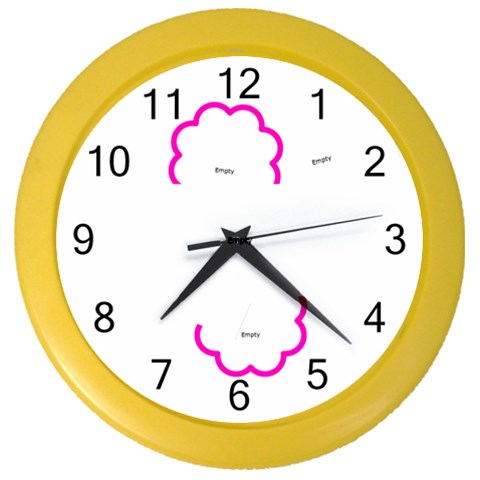 Girly Girl Clock By Danielle Christiansen Front