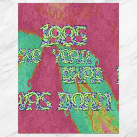 1985 By Malka 17.8 x23.08  Canvas - 1