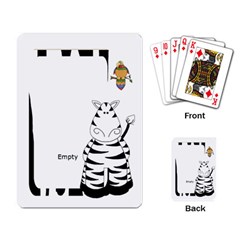 Safari Zebra Playing Cards