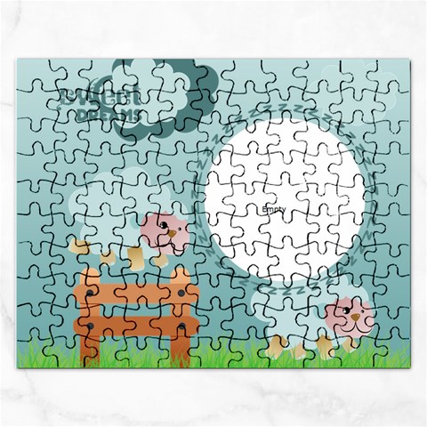 Puzzle Bebe Azul By Carmensita Front