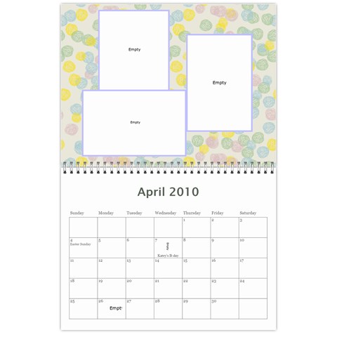 2010 Calendar By Bobbie Vining Apr 2010