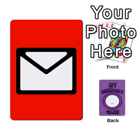 Ace My Memory Game (personalized) Copy It!!! By Carmensita Front - ClubA