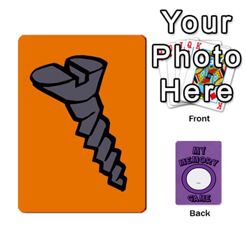 Jack My Memory Game (personalized) Copy It! By Carmensita Front - HeartJ