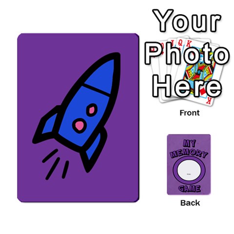 Jack Memory Game, Copy It And Personalized By Carmensita Front - DiamondJ