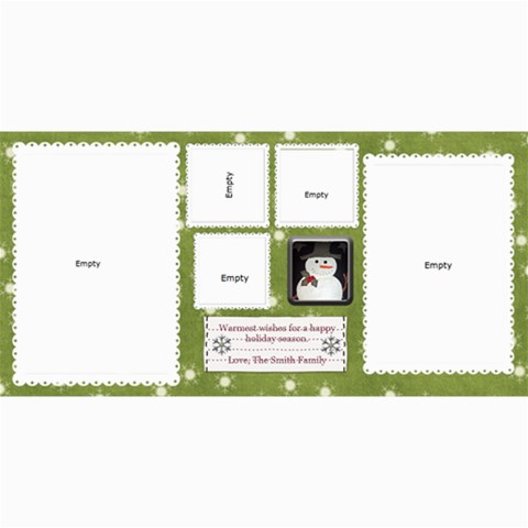 Xmas Card09 By Starla Smith 8 x4  Photo Card - 5