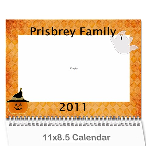 Prisbrey Calendar By Rebekah Prisbrey Cover