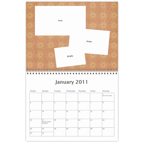 Prisbrey Calendar By Rebekah Prisbrey Jan 2011