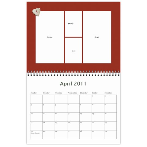 Prisbrey Calendar By Rebekah Prisbrey Apr 2011
