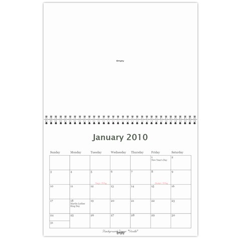 Sharimac Calendar By Alana Jan 2010