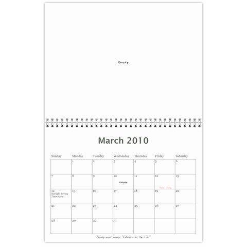 Sharimac Calendar By Alana Mar 2010
