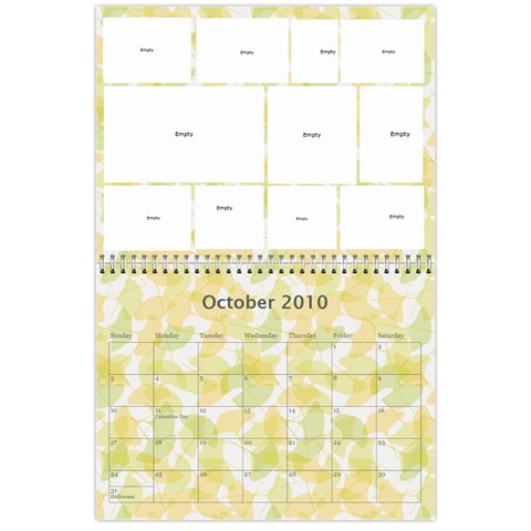 Family Calendar By Kelsey Oct 2010