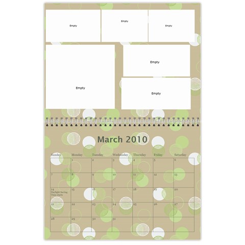 Family Calendar By Kelsey Mar 2010
