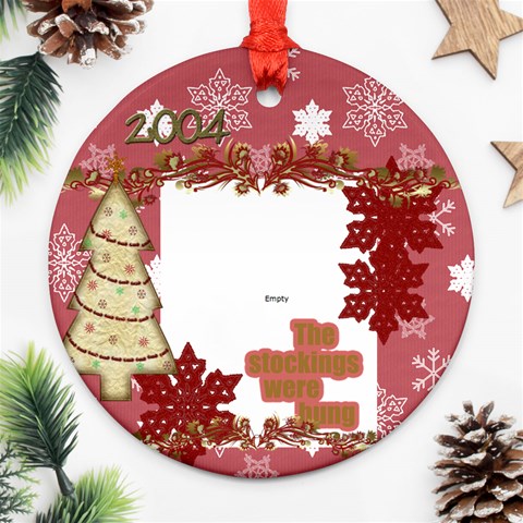 Chad & Mich Ornament 2004 By Maureen Bayless Front