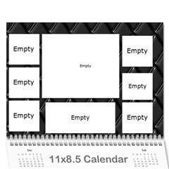 xmas calendar - Wall Calendar 11  x 8.5  (18 Months)