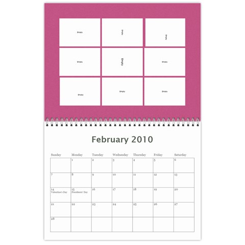 Xmas Calendar By Jackie Flynn Feb 2010