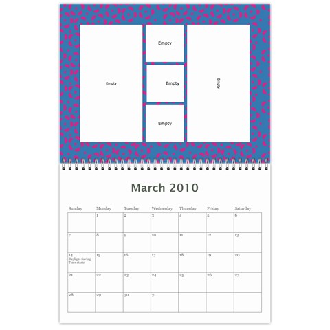 Xmas Calendar By Jackie Flynn Mar 2010