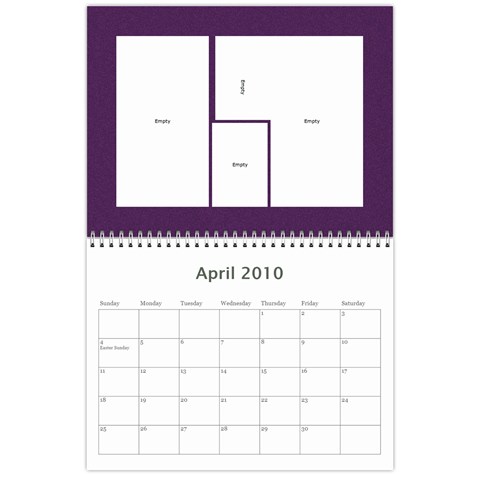 Xmas Calendar By Jackie Flynn Apr 2010