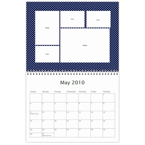 Xmas Calendar By Jackie Flynn May 2010