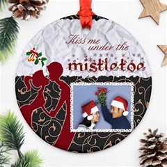 Merry Christmas 2 - Round Ornament (Two Sides)
