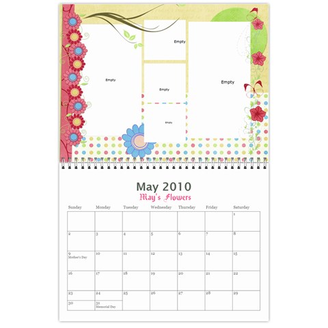 Christmas Family Calendar By Tara Peckham May 2010
