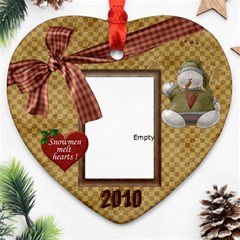 Elha2 - Heart Ornament (Two Sides)