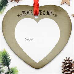 Ornament Chery - Heart Ornament (Two Sides)