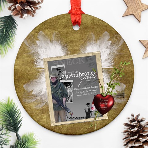 Memorial Ornament [2009] By Nancyrsmith Front