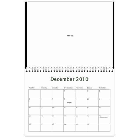 B&w Calendar Yosemite And More  2010 18 Month By Karl Bralich Dec 2010