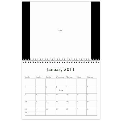 B&w Calendar Yosemite And More  2010 18 Month By Karl Bralich Jan 2011