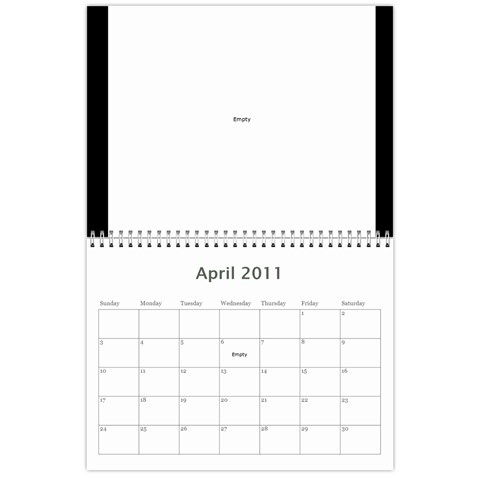 B&w Calendar Yosemite And More  2010 18 Month By Karl Bralich Apr 2011
