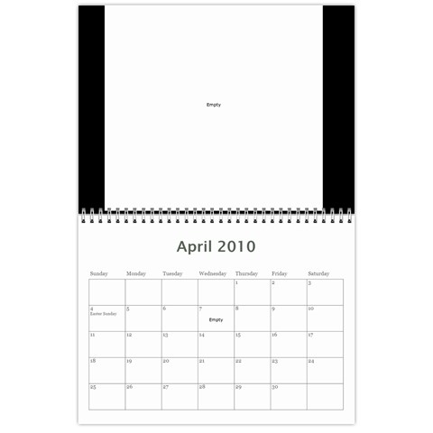 B&w Calendar Yosemite And More  2010 18 Month By Karl Bralich Apr 2010