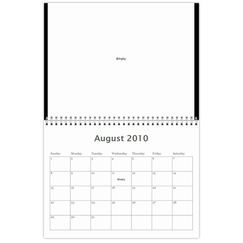 B&w Calendar Yosemite And More  2010 18 Month By Karl Bralich Aug 2010