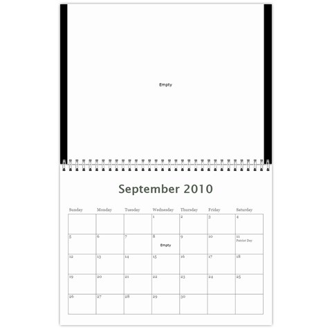B&w Calendar Yosemite And More  2010 18 Month By Karl Bralich Sep 2010