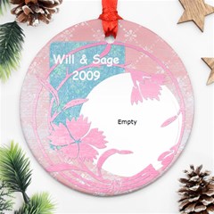 Will and Sage 2009 - Ornament (Round)