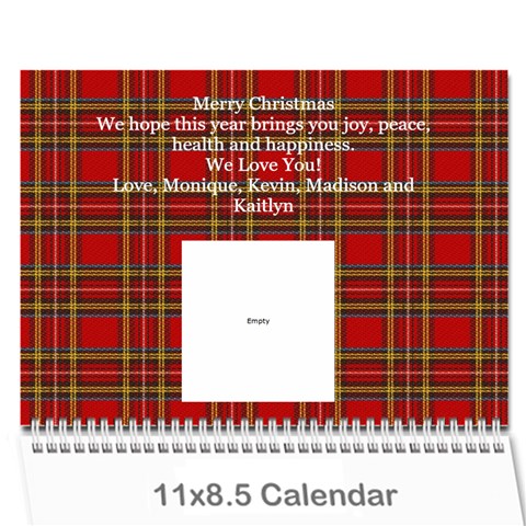 Calendar Christmas Project By Monique Cover