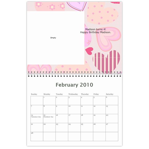 Calendar Christmas Project By Monique Feb 2010