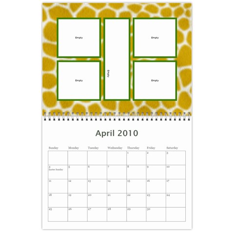 Allen Calendar 09 By Alicia Apr 2010