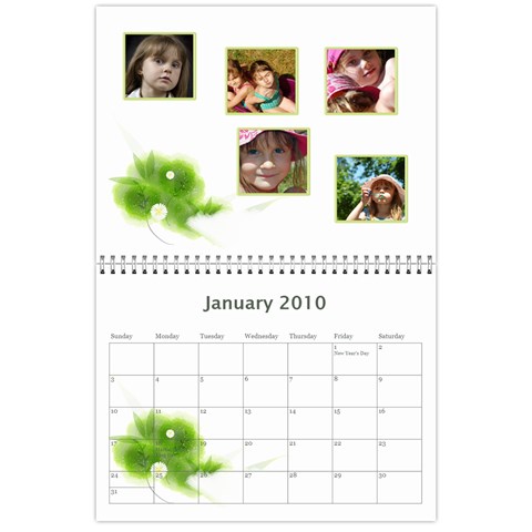 Nature Calendar By Wood Johnson Jan 2010