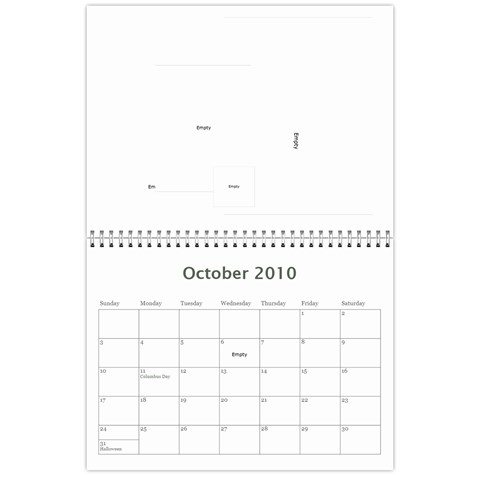 2010 Calendar!! Woot, Woot  Done! By Amyjo Oct 2010