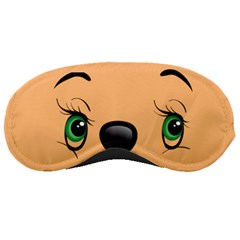 mask green eyes 09 - Sleep Mask