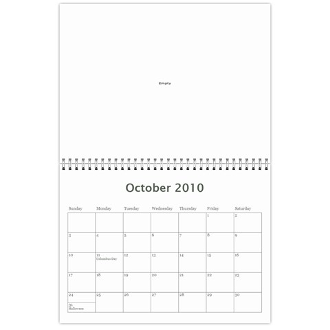Mom Calendar By Deniseack Oct 2010