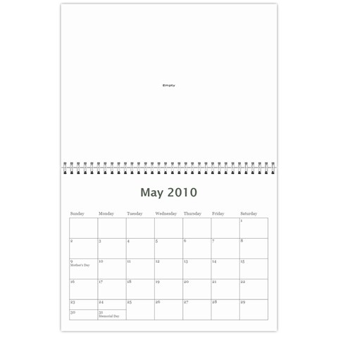 Mom Calendar By Deniseack May 2010