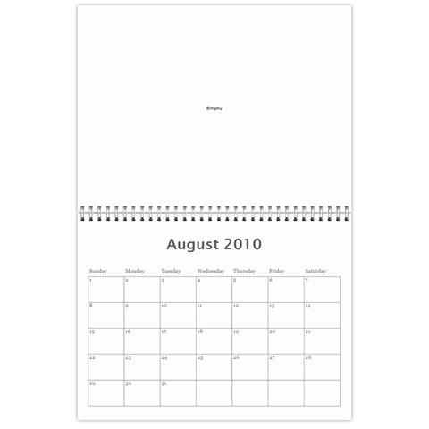 Mom Calendar By Deniseack Aug 2010
