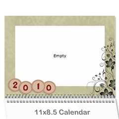 calendar - Wall Calendar 11  x 8.5  (12-Months)