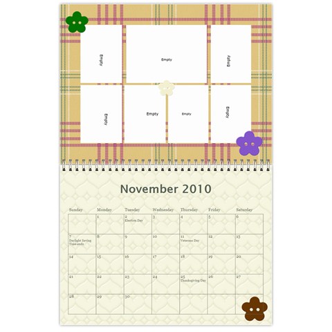 Mom s Calendar 2010 By Mary Nov 2010