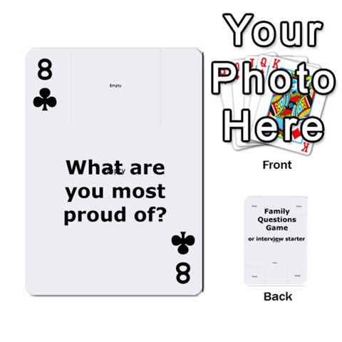 Family Question Card Game By Laurrie Front - Club8