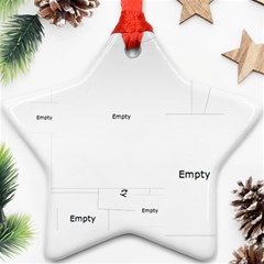 Star candy cane Christmas ornament - Ornament (Star)